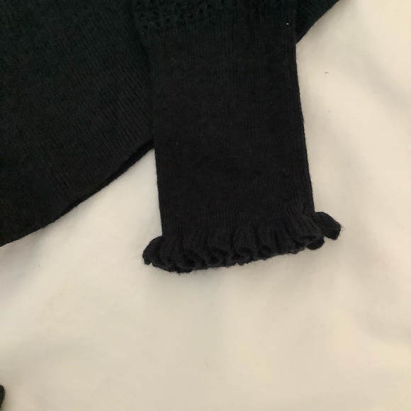 🖤La Vie Pointelle Wool & Cotton Turtleneck Sweater - Picture 8 of 13